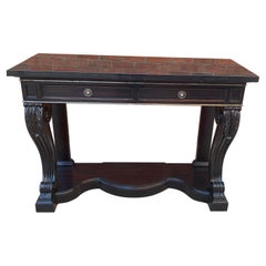 Ralph Lauren Clivedon Macassar and Marble Console Table