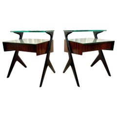 Italian Mid-Century Side-Tables/ Night Stands by Vittorio Dassi, 1950's