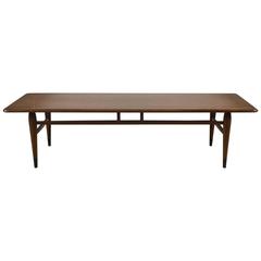Lane Coffee Table with Marquetry Border 10