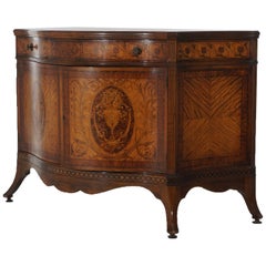 Used Johnson Furniture Co. French Marquetry Satinwood & Rosewood Sideboard 