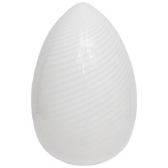 Retro Giant Vetri Murano Egg Lamp