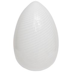 Giant Vetri Murano Egg Lamp