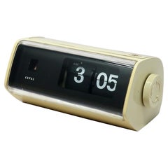 Vintage White Copal Model 222 Flip Clock