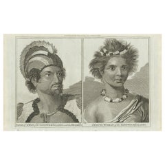 Antique Regalia of the Sandwich Islands: Portraits in Traditional Attire, 1790