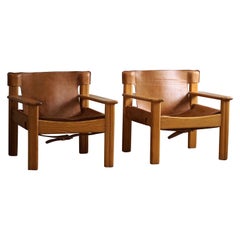 Karin Mobring, A Pair of Chairs, Model "Natura", Swedish Mid Century, 1970s
