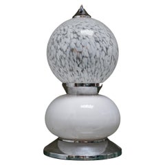 Vintage Decorative Murano Glass Floor / Table Lamp, Carlo Nason for Mazzega