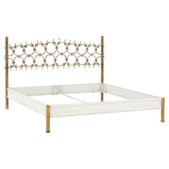 Vintage Italian Brass Bed Structure by Osvaldo Borsani and Arnaldo Pomodoro