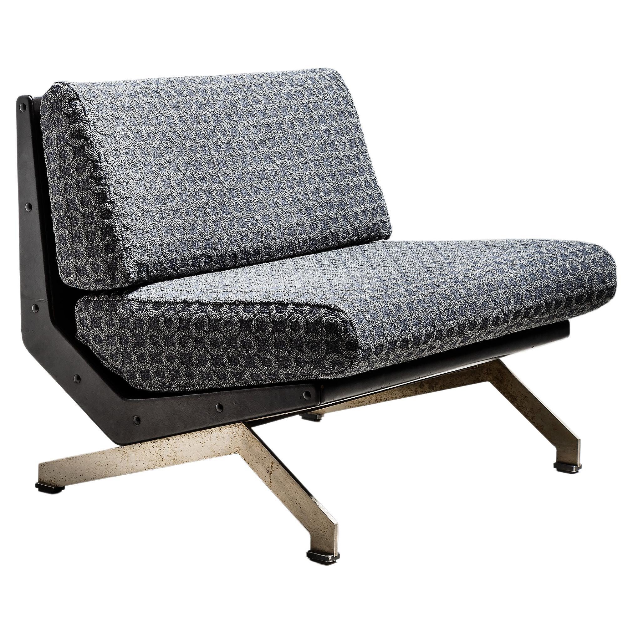 Vintage Formanova Alessandra Lounge Chairs, Giulio Moscatelli, New Dedar Fabric For Sale