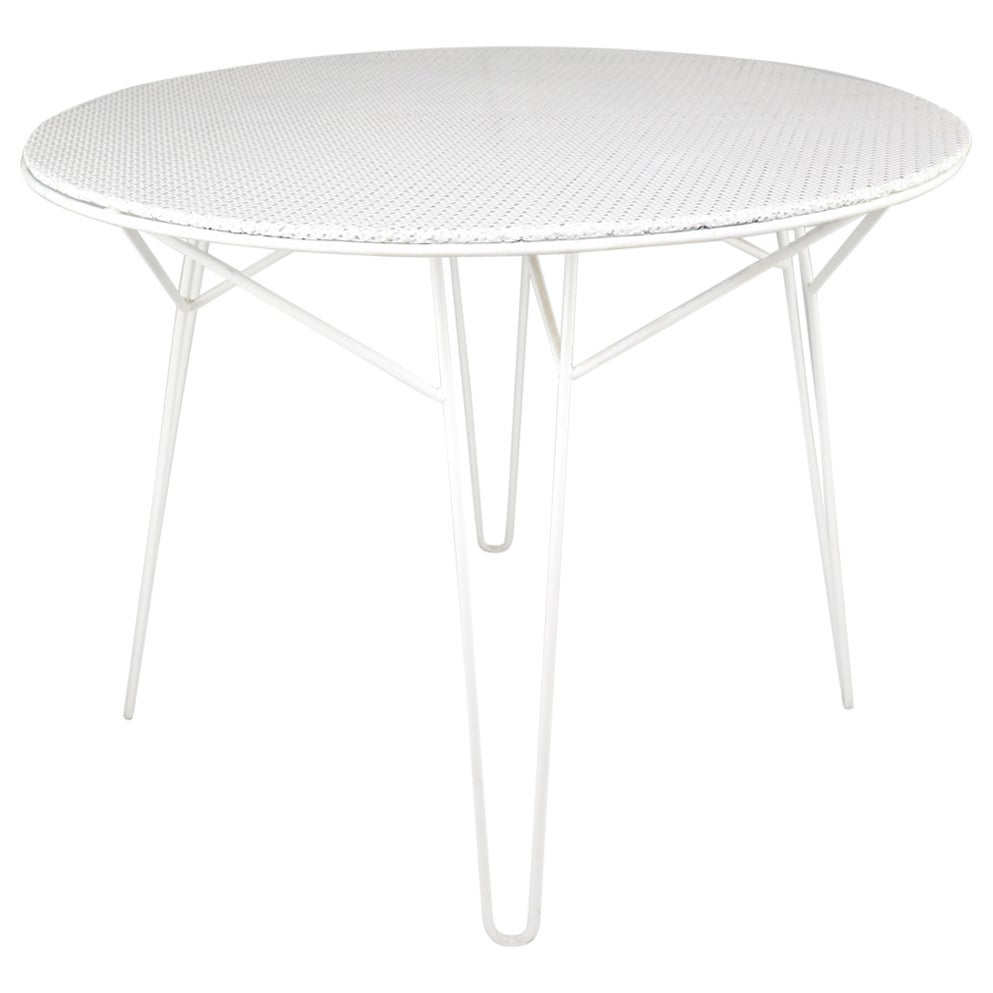 1950's French Garden Table Attributed to Mathieu Mategot For Sale