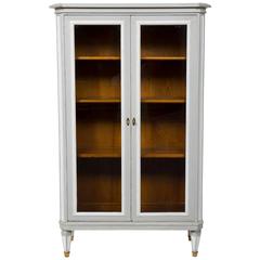 French Louis XVI Painted Bookcase