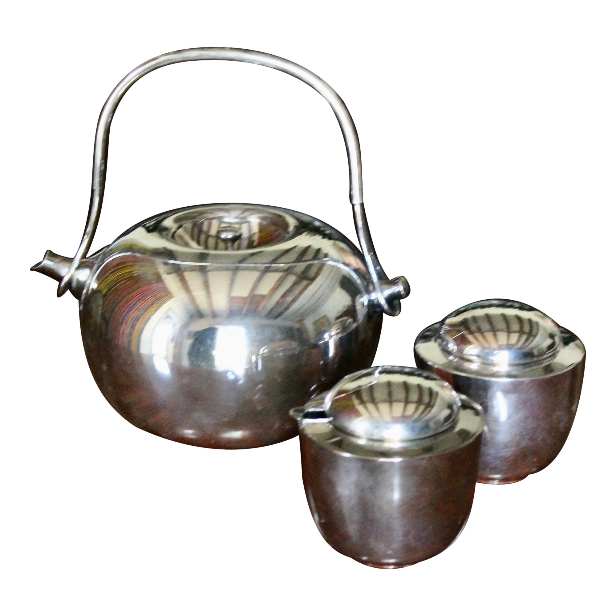 Vivianne Torun Bulow-Hube SilverPlate Dansk Tea Set