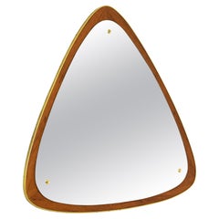 Vintage triangular mirror