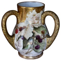 Ceramic Art Company (C.A.C.)  Vase américain en porcelaine peinte Belleck