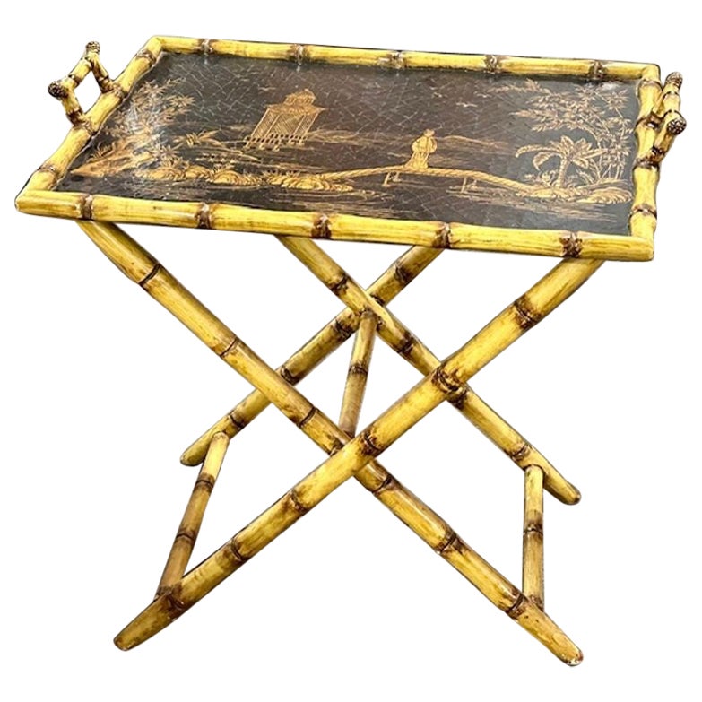 English Bamboo Tray Table