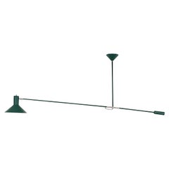 Reissued Anvia "Flying Duke" Counterbalance Ceiling Lamp No. 2001 in Green