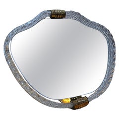Used Italian Murano Vanity Mirror 1940s