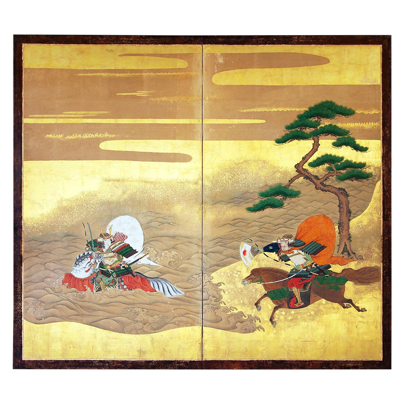 Paravento Giapponese Samurai For Sale
