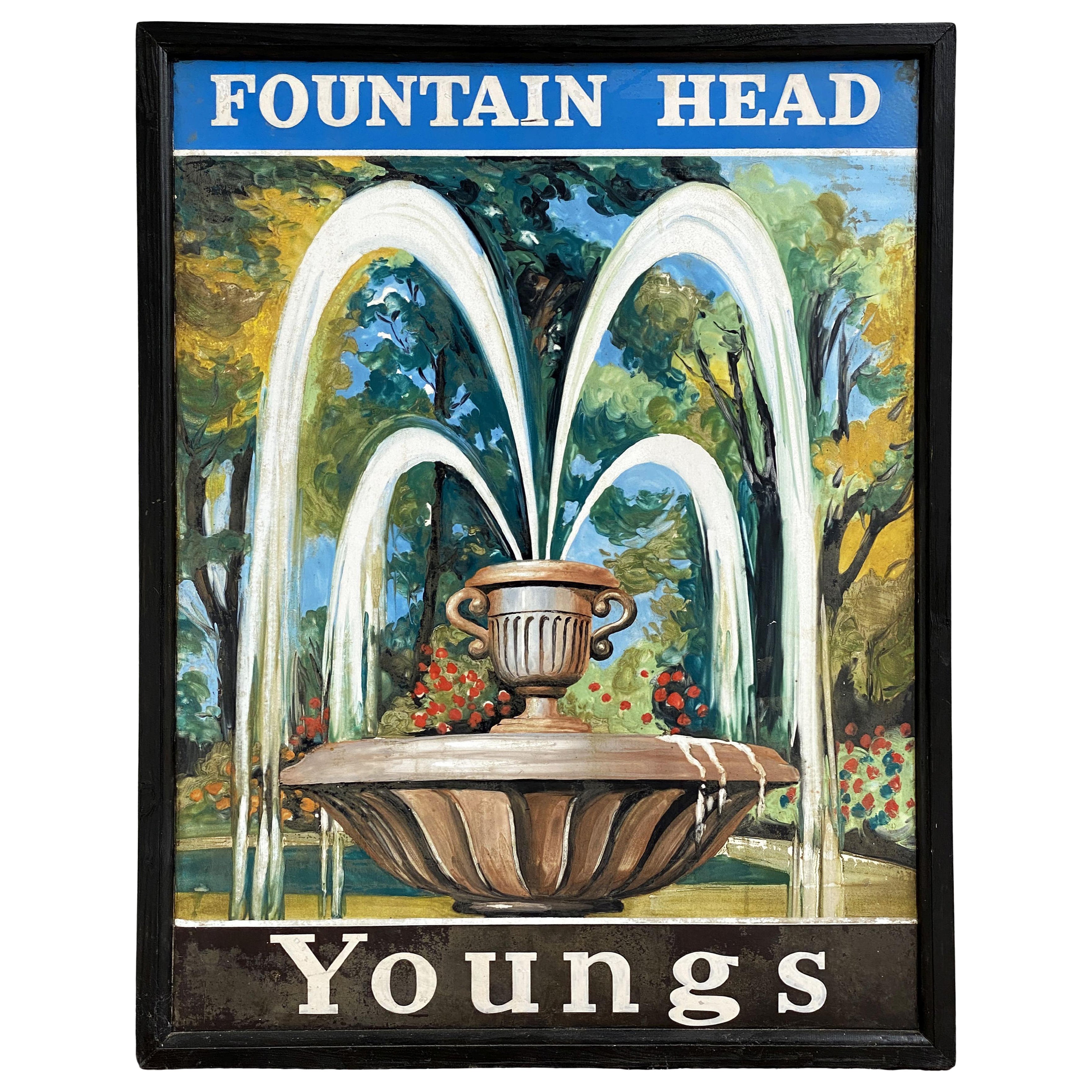 Insegna di un pub inglese, "Fountain Head