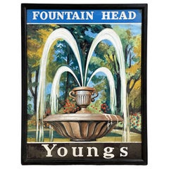 Insegna di un pub inglese, "Fountain Head