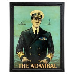 English Pub Sign, "The Admiral"