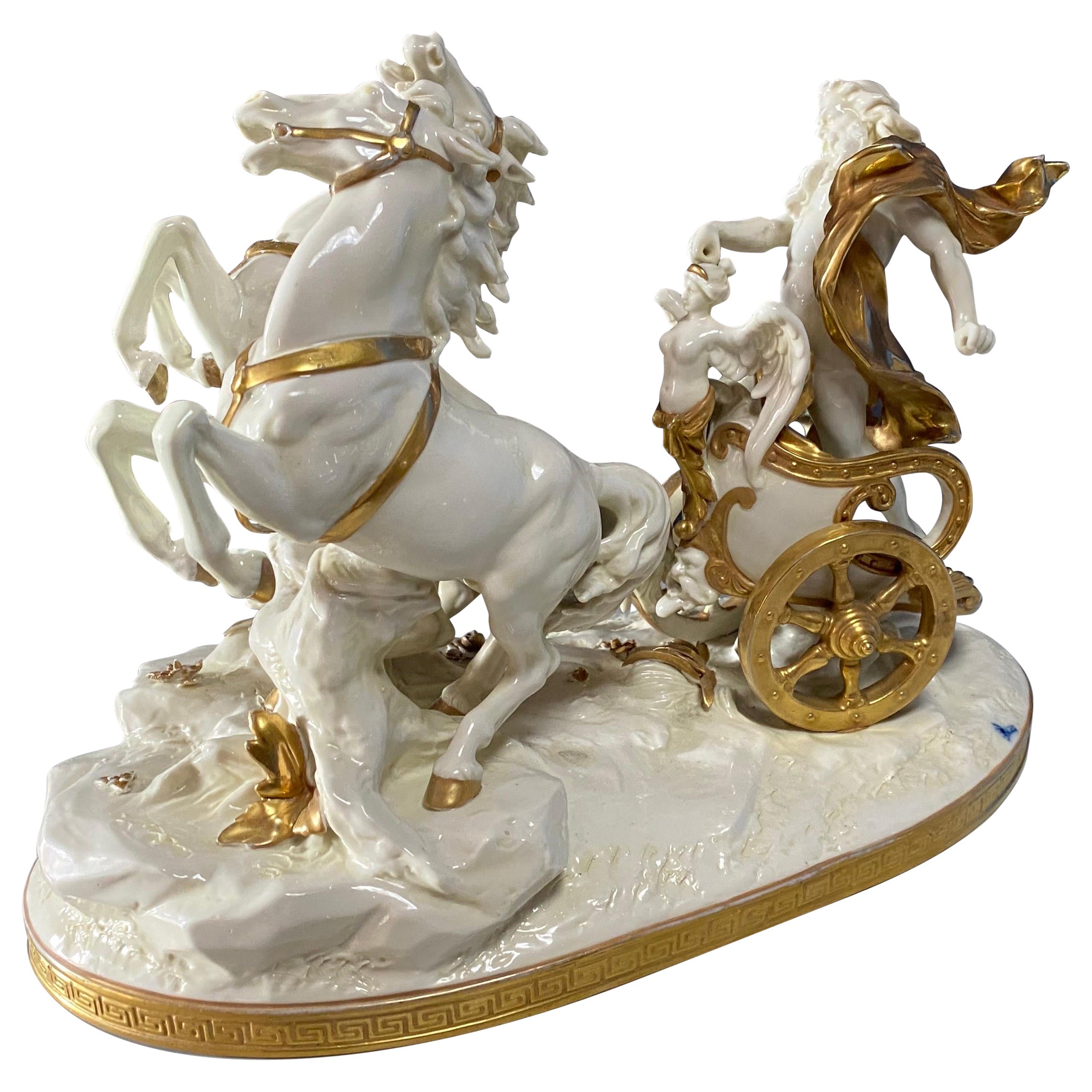 Magnifique porcelaine de Capodimonte du début des années 1900 en vente
