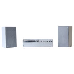 1970 Dieter Rams para Braun Equipo de audio HiFi Tocadiscos, amplificador, radio, altavoces