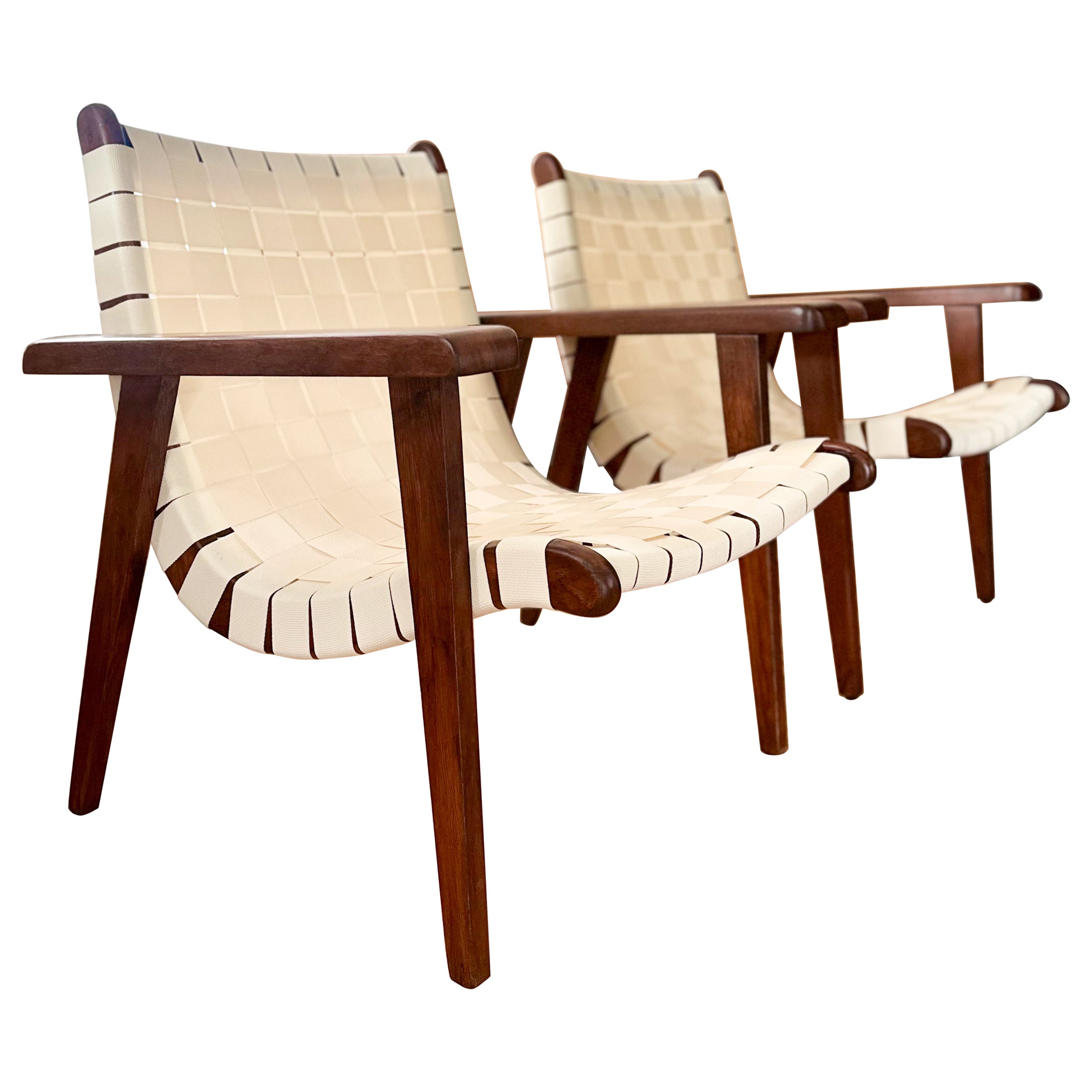 1950s 'San Miguelito' Arm Chairs by Michael Van Beuren for Domus - a pair For Sale