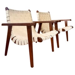 Vintage 1950s 'San Miguelito' Arm Chairs by Michael Van Beuren for Domus - a pair