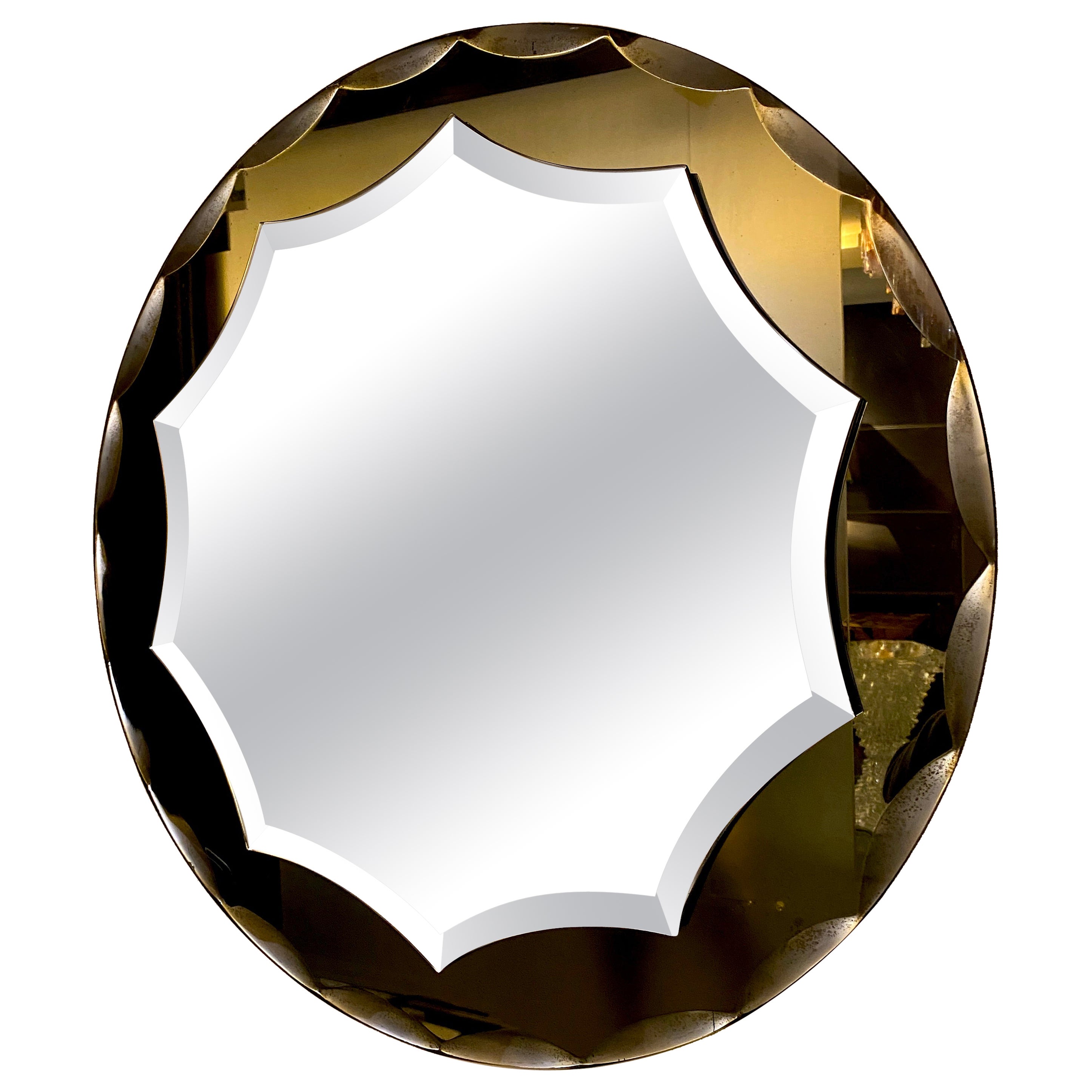 Mid-century Mirror Attributed to Max Ingrand for Fontana Arte, 1960s
