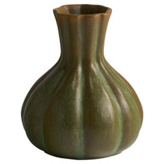 Vintage Motala Lervarufabrik, Vase, Ceramic, Sweden, 1930s