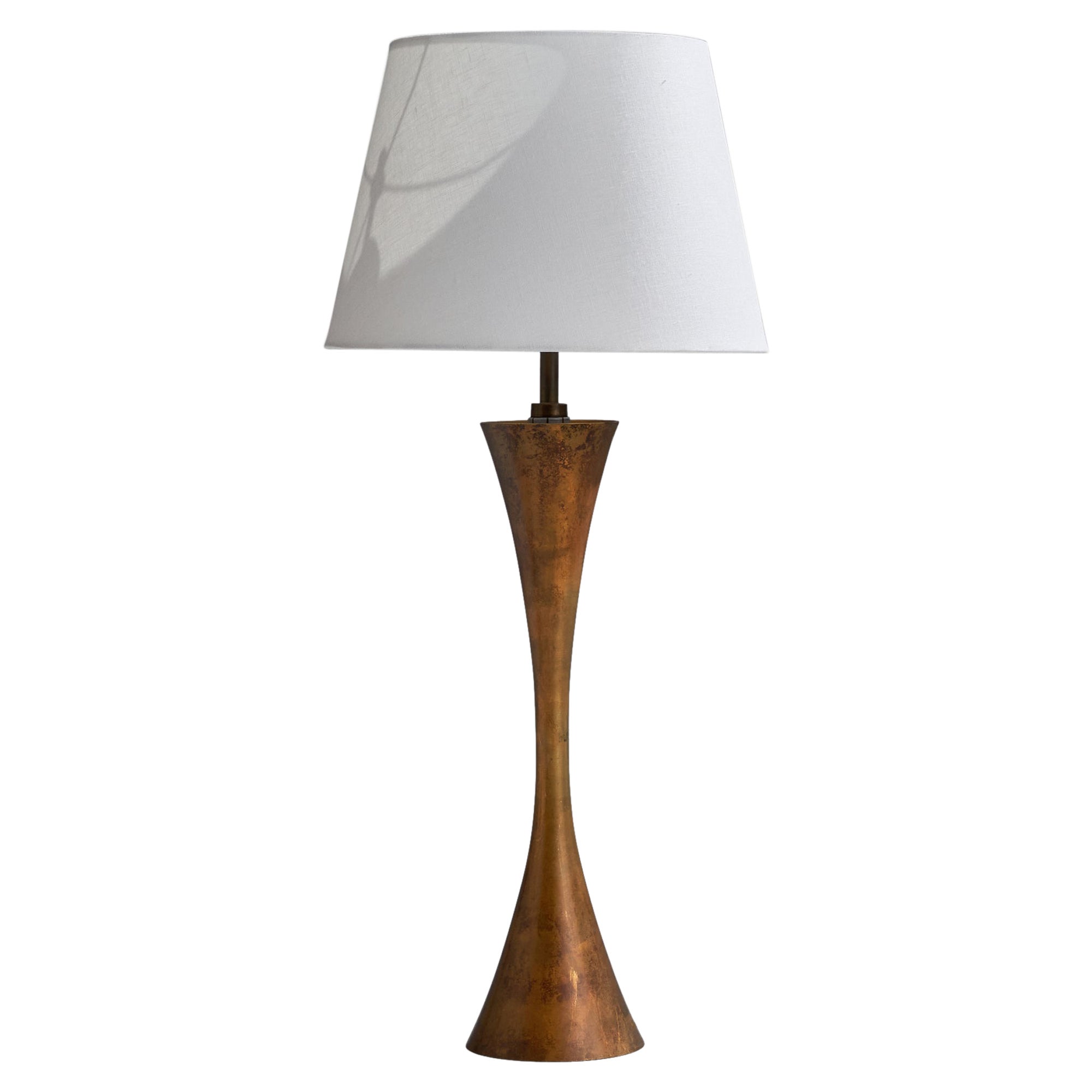 Stewart Ross James, Table Lamp, Copper, USA, 1950s For Sale