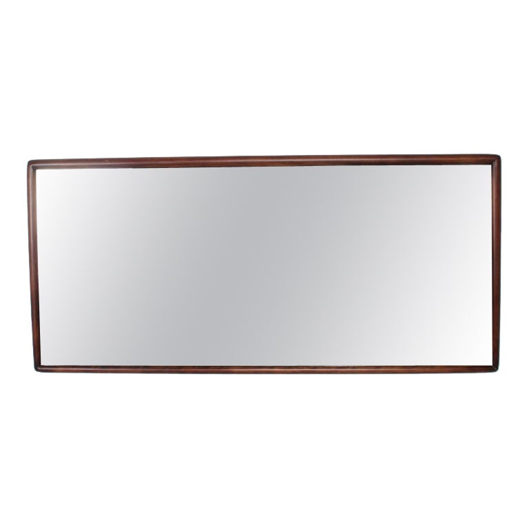 Specchio da parete con cornice in Wood del 1950 Robsjohn-Gibbings per Widdicomb in vendita 3