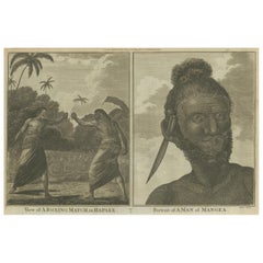 Traditionen und Gesichter des Pazifiks: Boxen in Ha'apai und ein Mann aus Mangea, 1785