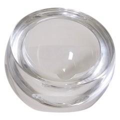 Crystal catchall/trinket dish from Saint Louis