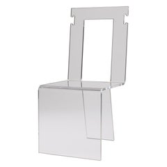 Plexiglass chair by Christophe Lapergue
