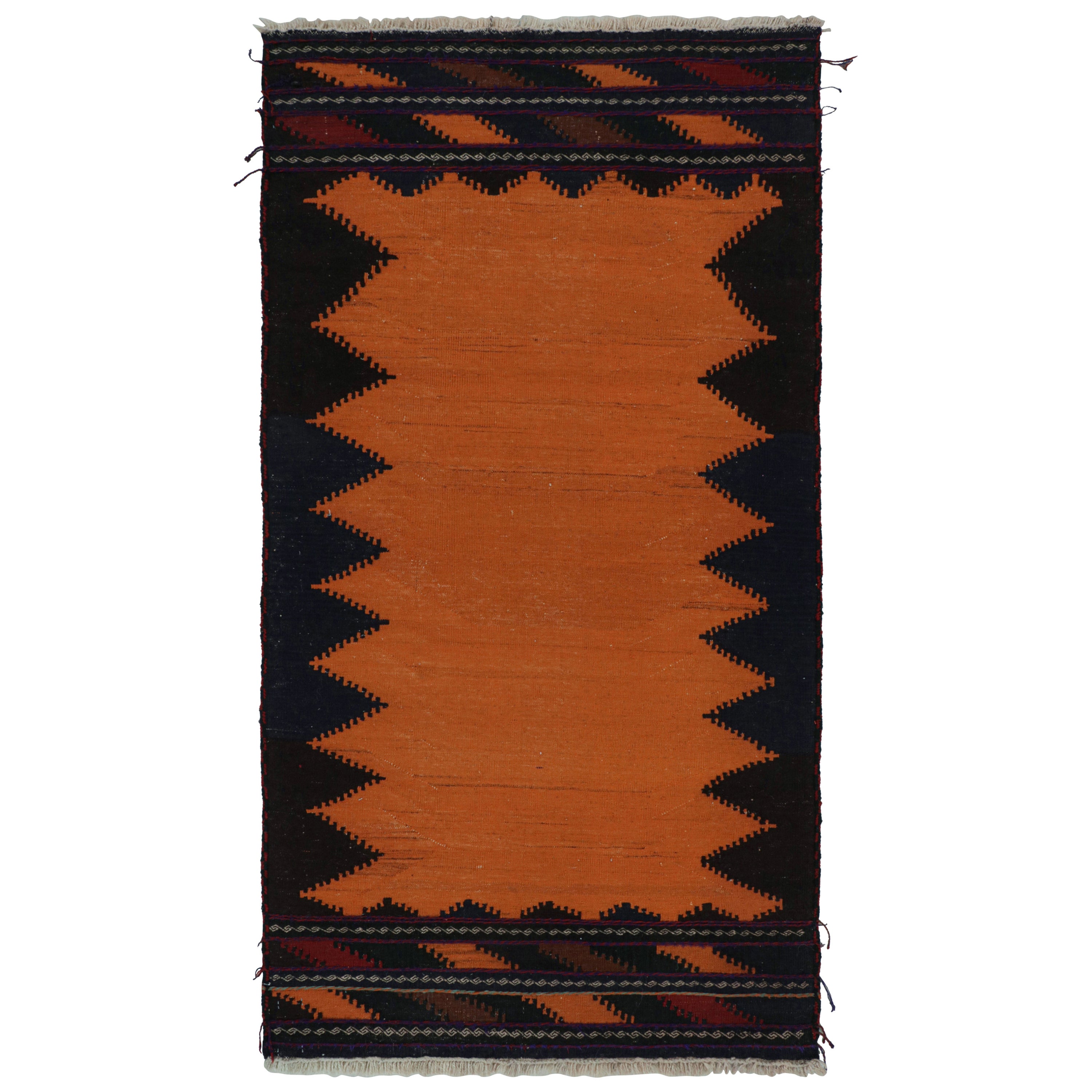 Afghanischer Kilim-Streuteppich, mit geometrischen Mustern von Rug & Kilim im Angebot