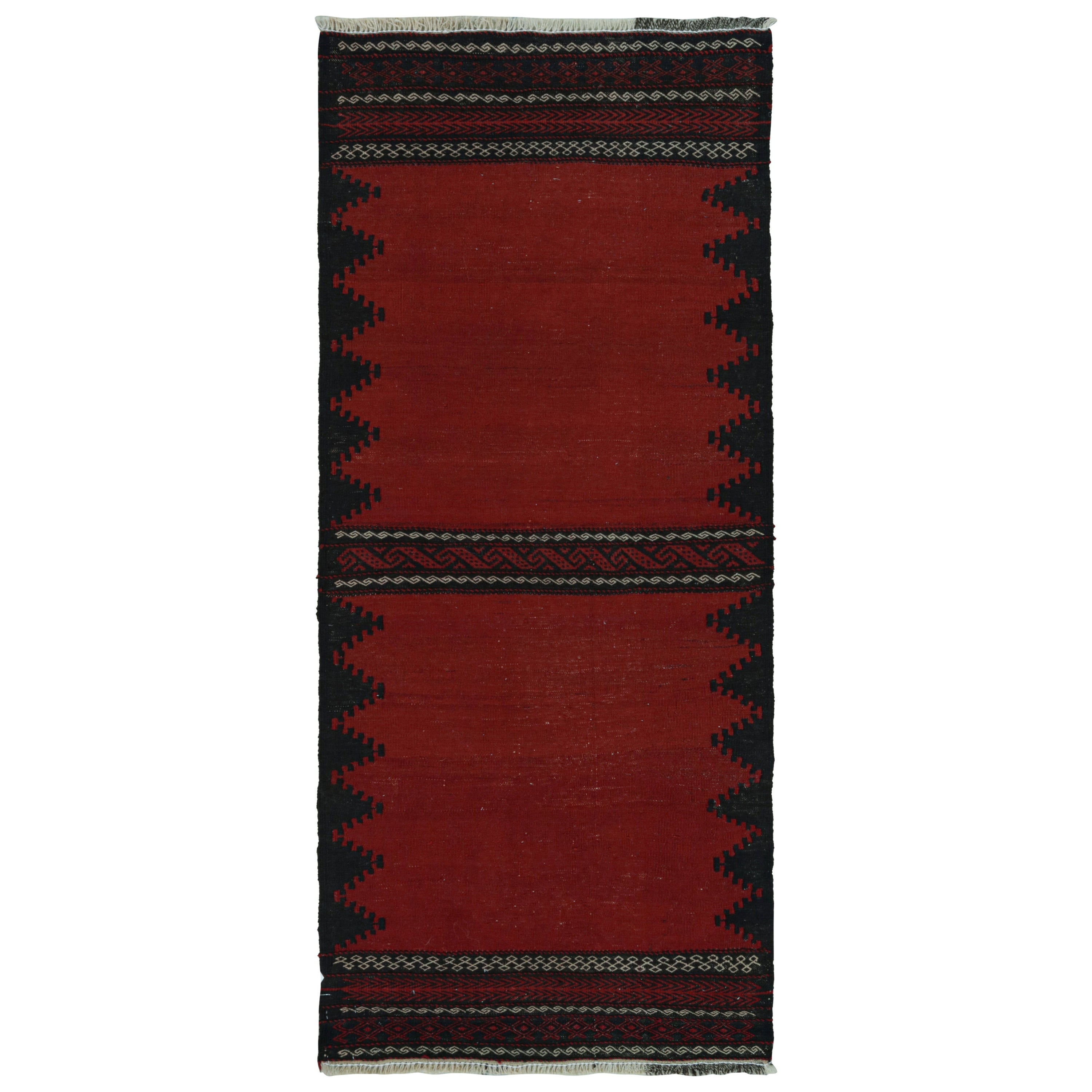Vintage Afghan Kilim Scatter Rug with Geometric Patterns, from Rug & Kilim