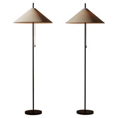 Italian Floor Lamps Attributed to Oluce