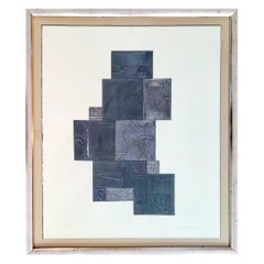 LOUISE NEVELSON - Nachtbaum 1970, Blei-Intaglio-Serie 76 x 63,4 cm