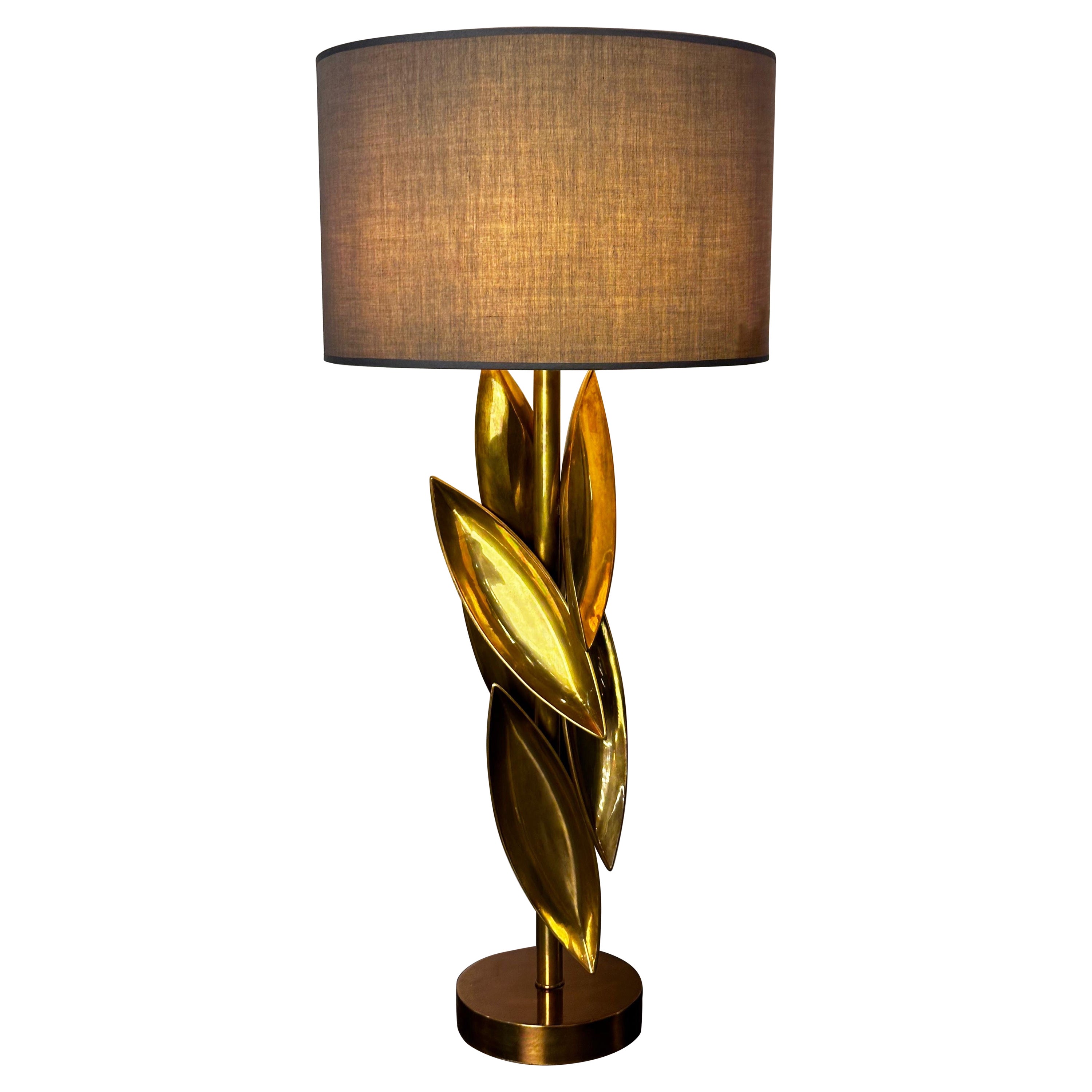 Seed Table Lamp  - Brass Table Lamp For Sale