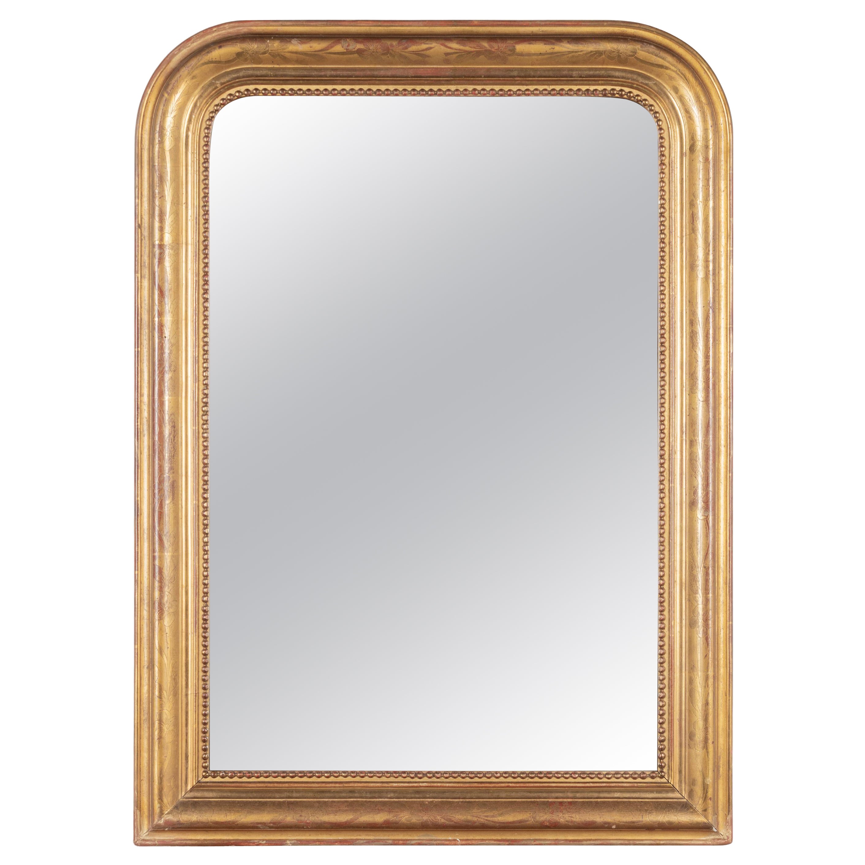 Louis Philippe French Gilded Mirror For Sale
