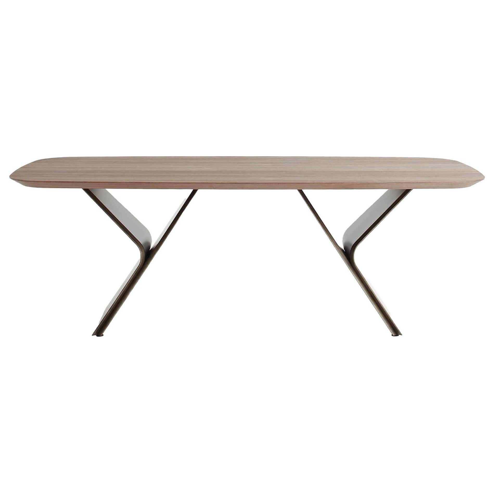Metaverso Canaletto Walnut-Veneered Table For Sale