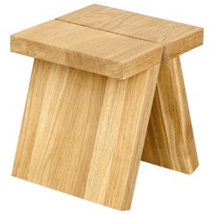 Supersolid Object 1, Side Table by Fogia, Oak
