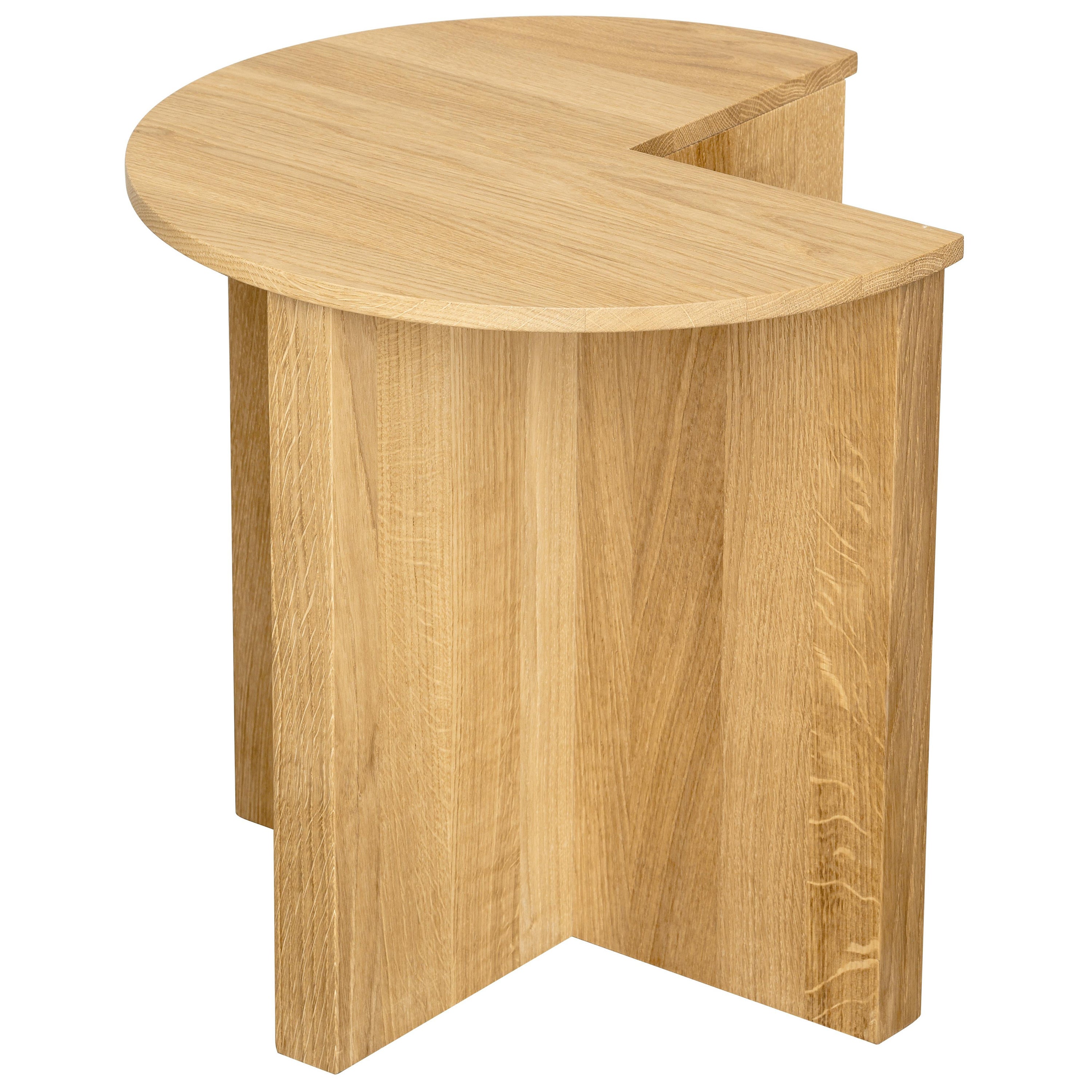 Supersolid Object 2, Side Table by Fogia, Oak For Sale