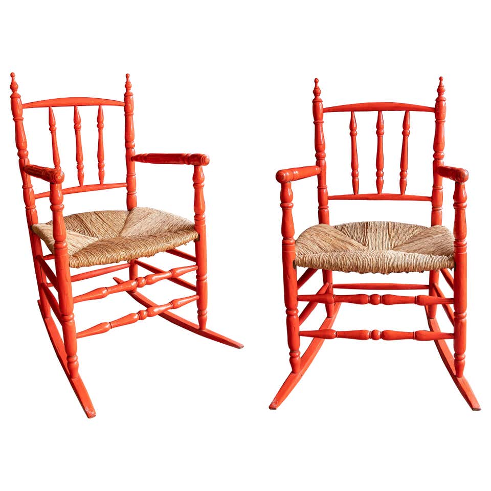 Rope Rocking Chairs - 9 For Sale at 1stDibs | rope rocker, woven rope ...