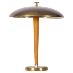 Brass Table Lamp, Sweden, 1950s