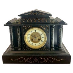Vintage Victorian Quality Marble Mantle Clock 