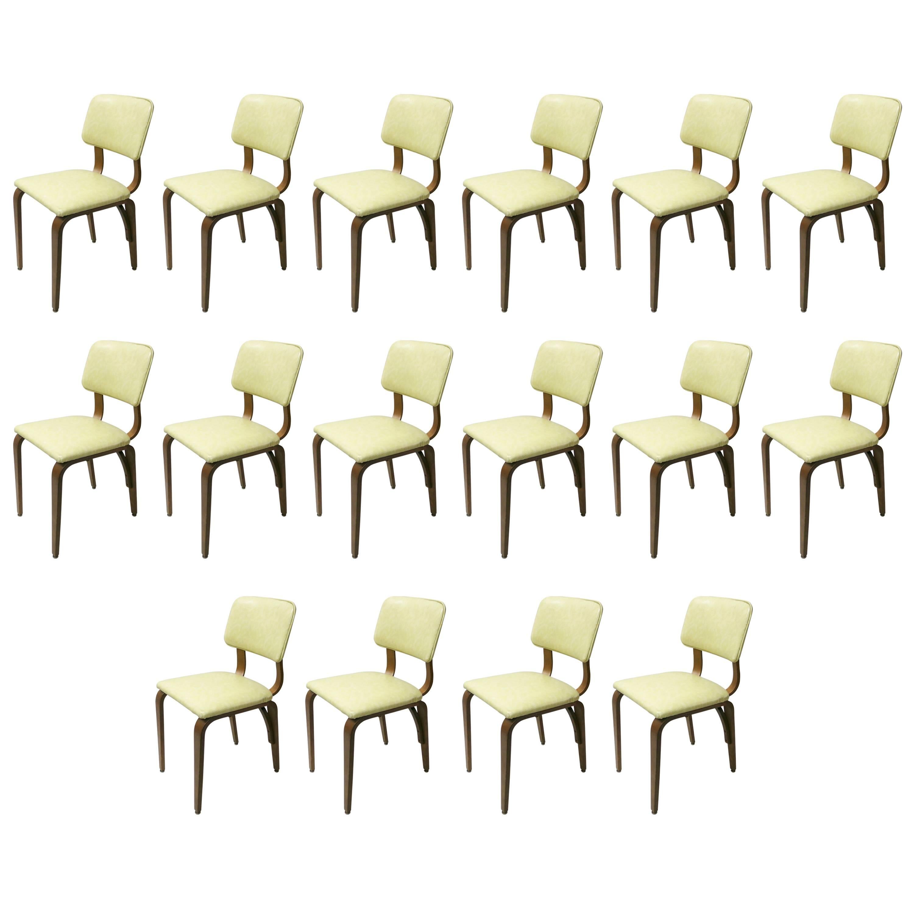 Set of 16 Dining Chairs by Thonet, circa 1960