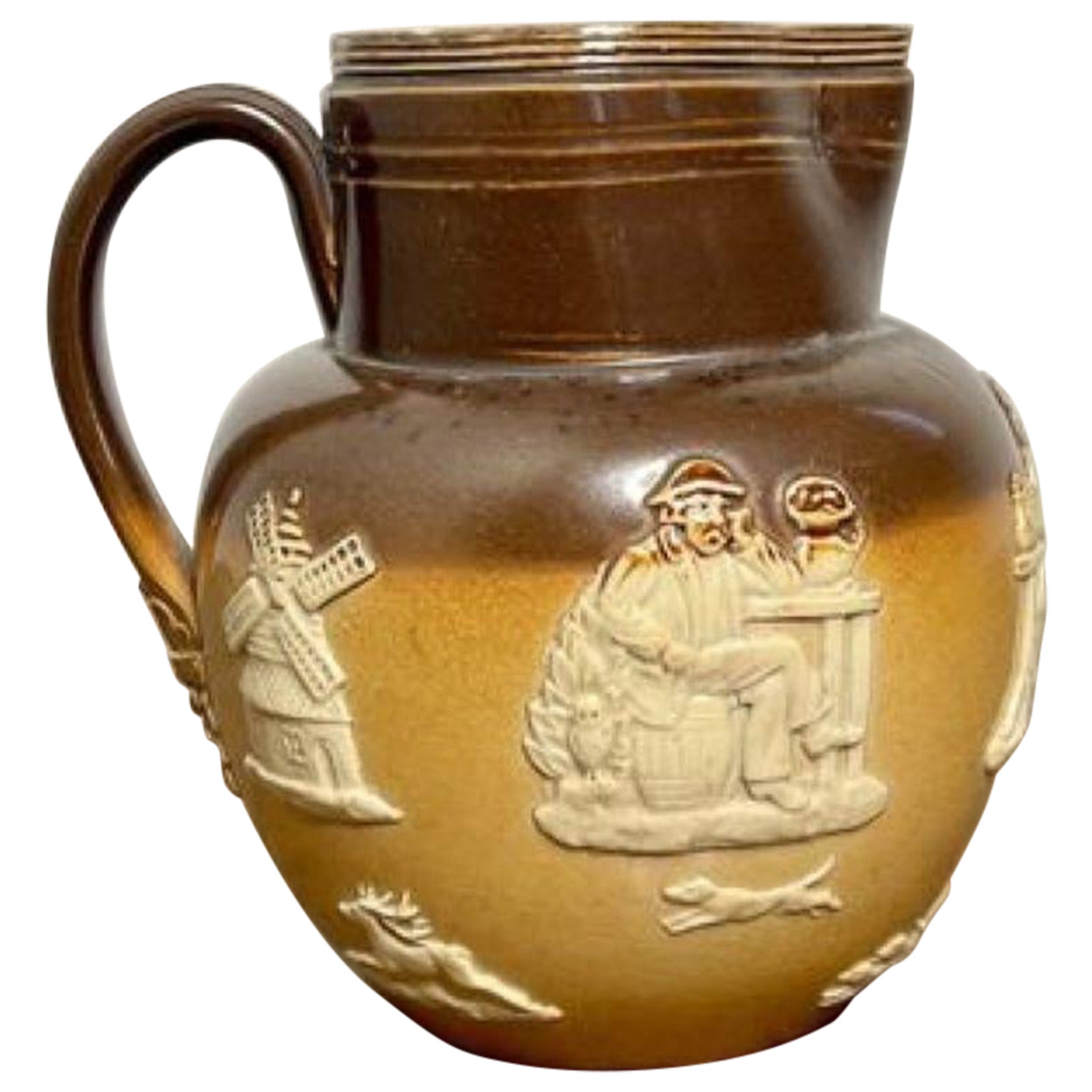 Antique Royal Doulton harvest jug  For Sale