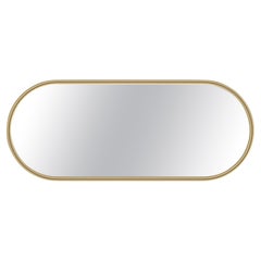 Modern MIO Wall Mirror, Brushed Brass, Handmade in Portugal by Greenapple